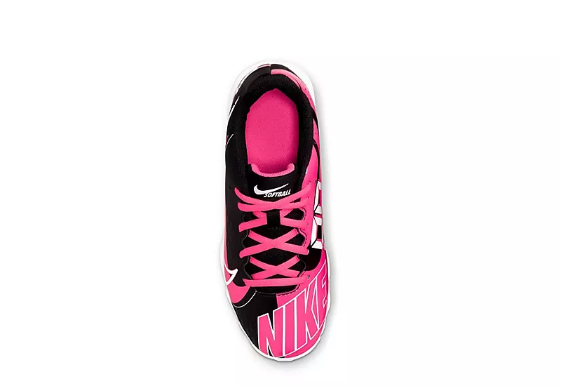 Nike Girls Hyperdiamond 4 Keystone Softball Cleat - Black 5 Nike Girls Hyperdiamond 4 Keystone Softball Cleat - Black - Image 5