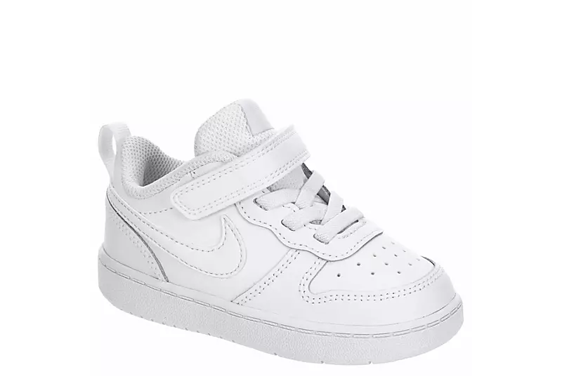 Nike Boys Infant Court Borough 2 Low Top Sneaker - White 1 Nike Boys Infant Court Borough 2 Low Top Sneaker - White