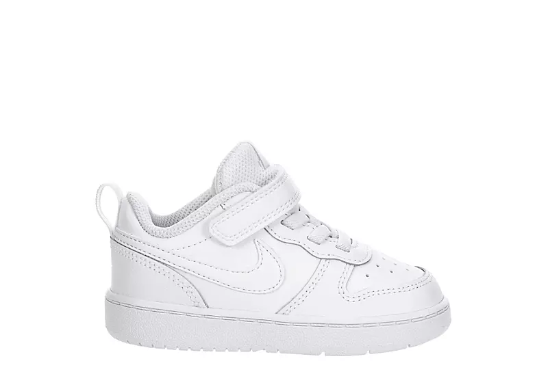 Nike Boys Infant Court Borough 2 Low Top Sneaker - White 2 Nike Boys Infant Court Borough 2 Low Top Sneaker - White - Image 2