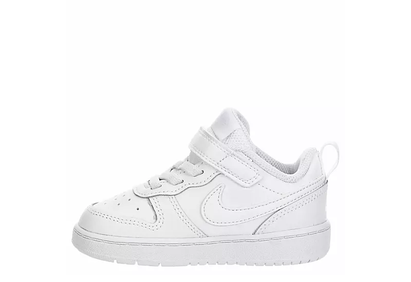 Nike Boys Infant Court Borough 2 Low Top Sneaker - White 4 Nike Boys Infant Court Borough 2 Low Top Sneaker - White - Image 4