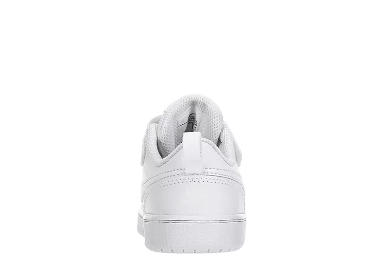 Nike Boys Infant Court Borough 2 Low Top Sneaker - White 5 Nike Boys Infant Court Borough 2 Low Top Sneaker - White - Image 5