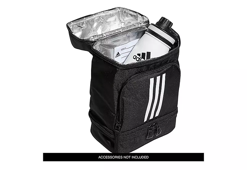Adidas Boys Excel 2 Lunch Bag - Black 3 Adidas Boys Excel 2 Lunch Bag - Black - Image 3