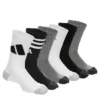 Adidas Boys Cushioned Crew Socks 6 Pairs - Assorted