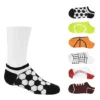 Sof Sole Boys Sport Balls No Show Socks 6 Pairs - Assorted