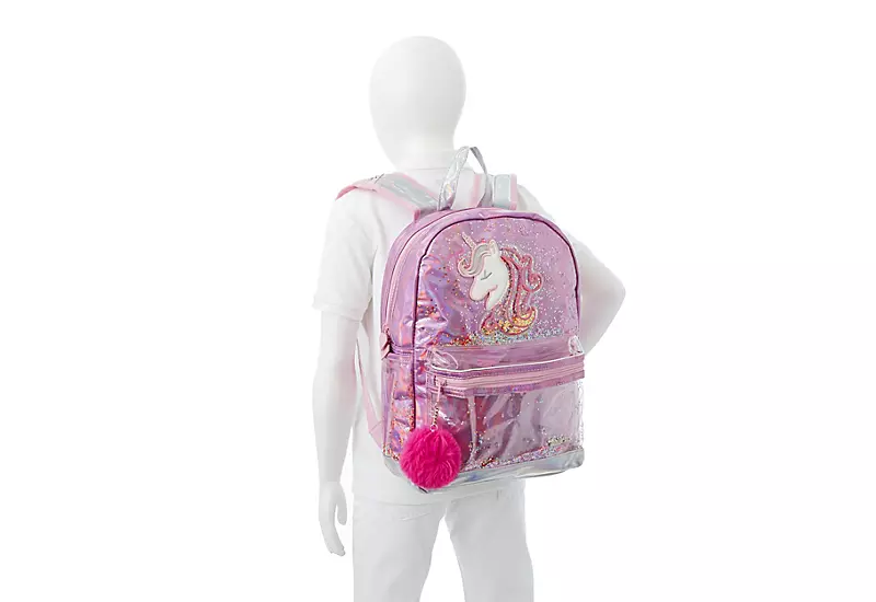 Skechers Girls Confetti Unicorn Backpack - Pink 5 Skechers Girls Confetti Unicorn Backpack - Pink - Image 5