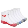Nike Boys Ankle Socks 6 Pairs - White