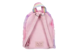 Omg Girls Miss Gwen Faux Fur Mini Backpack - Pink -Fami Shoes Sales US 01 902557 02