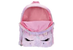 Omg Girls Miss Gwen Faux Fur Mini Backpack - Pink -Fami Shoes Sales US 01 902557 03